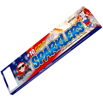 #10 Wire Sparklers (12-Pack)