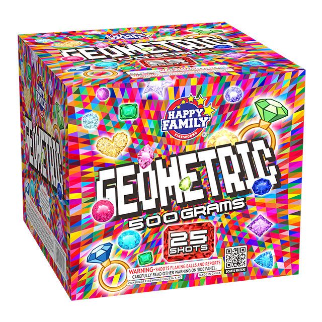 Geometric 25-Shot XL Aerial Cake