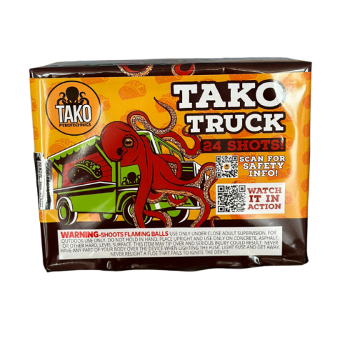 Tako Truck 24-Shot Standard Aerial Cake | Case 6/1
