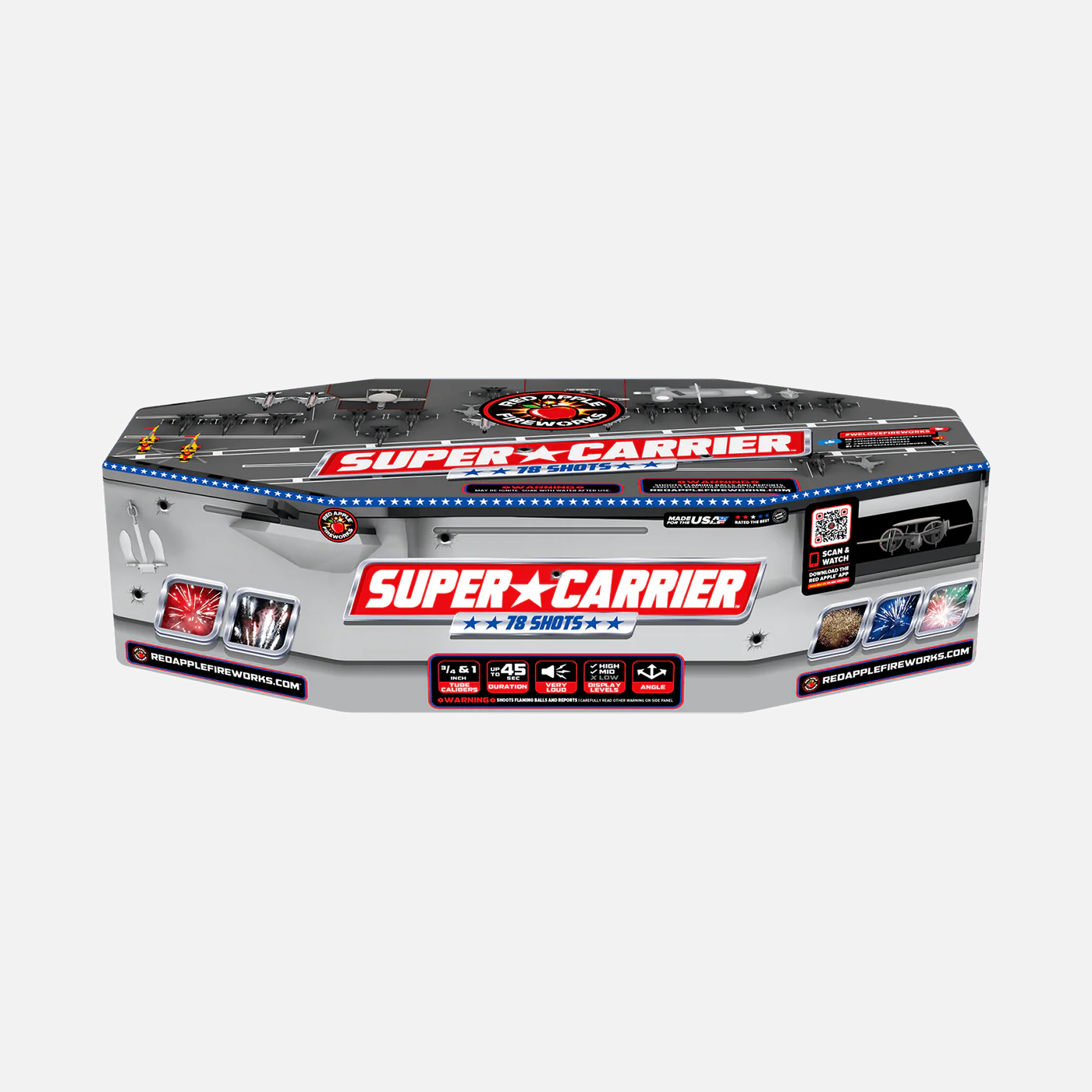 Super Carrier 78-Shot XL Aerial Cake