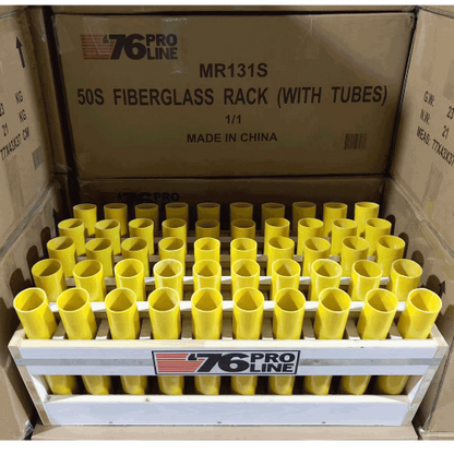 50-Shot Fiberglass Rack (with tubes and spacers)