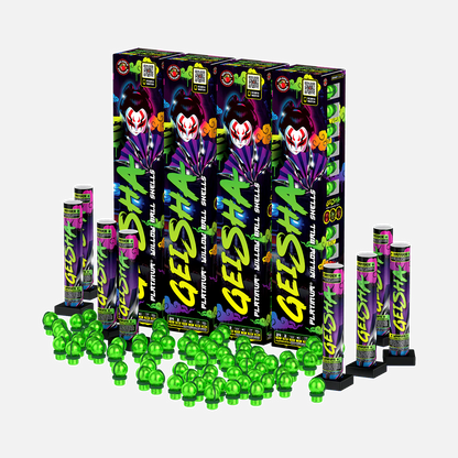 Geisha Platinum 24-Shot Willow Ball Shells