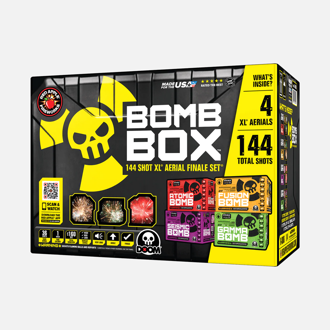 Bomb Box™ 144 Disparos XL® Set de Fuegos Artificiales®
