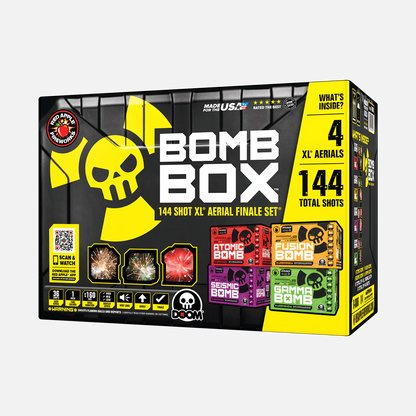 Bomb Box 144-Shot XL Aerial Finale Set