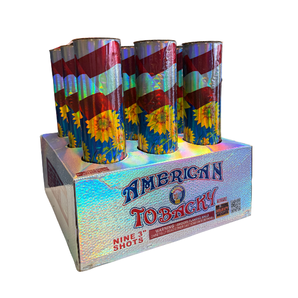Torta Aérea XL de 9 Disparos American Tobacky
