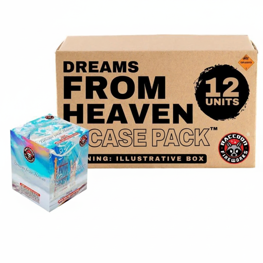 Dreams From Heaven 25-Shot Standard Aerial Cake | Case Pack™ 12/1