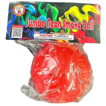 Jumbo Neon Smoke Balls Large Smoke Bomb | Case Pack™ 24/6
