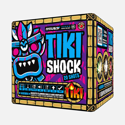 Tiki® Shock! 80 Shot Standard Aerial Finale Set®