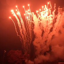 60mm Orange XL Star Mine (No Debris-200FT) iShot+Ematch Single Shot Pro-Line