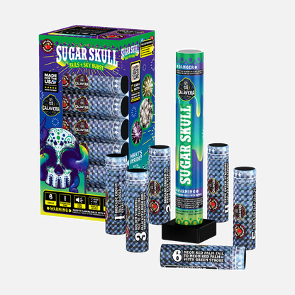 Sugar Skulls® Carcasas de Mortero de 6 Tiros y 6 Pulgadas XXL™