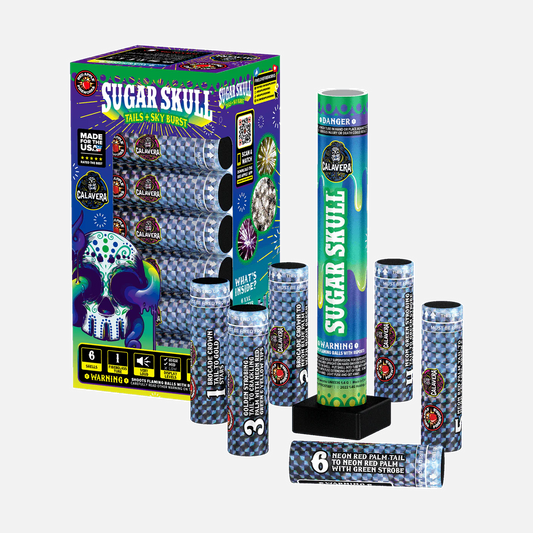 Sugar Skulls® Carcasas de Mortero de 6 Tiros y 6 Pulgadas XXL™