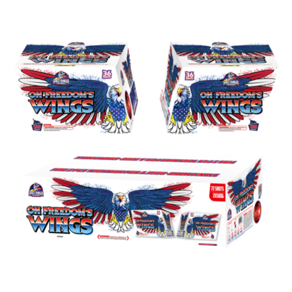 On Freedoms Wings 72-Shot 1000 Gram Finale