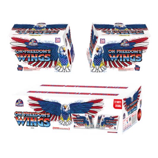 On Freedoms Wings 72-Shot 1000 Gram Finale Kit