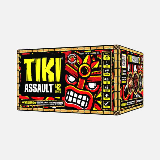 Juego aéreo final grande Tiki® Assault™ de 84 disparos®