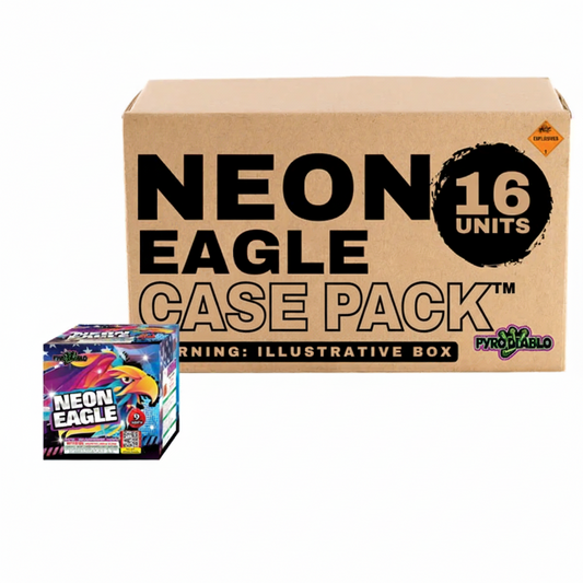 Neon Eagle 9-Shot Standard Aerial Cake