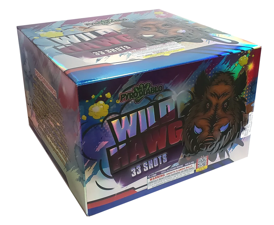 Wild Hawg 33-Shot XL Aerial Cake