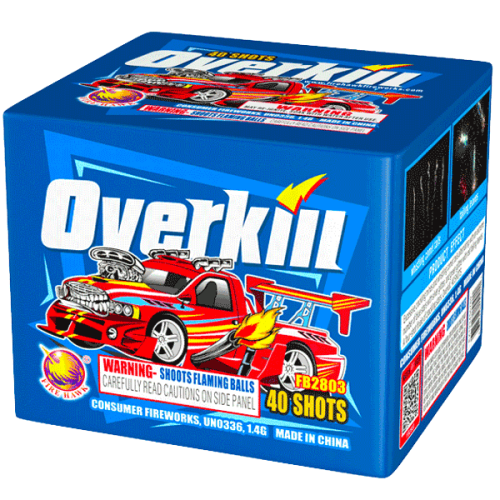 Overkill 44-Shot Standard Aerial Cake