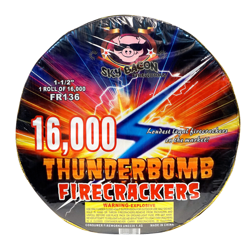 Thunderbomb Firecrackers 16,000s
