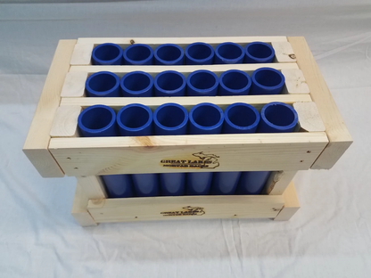 Great Lakes Mortar Racks™ 18-Shot Single Rows Straight Rack