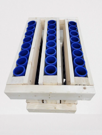 Great Lakes Mortar Racks™ 24-Shot Single Row Fan Rack
