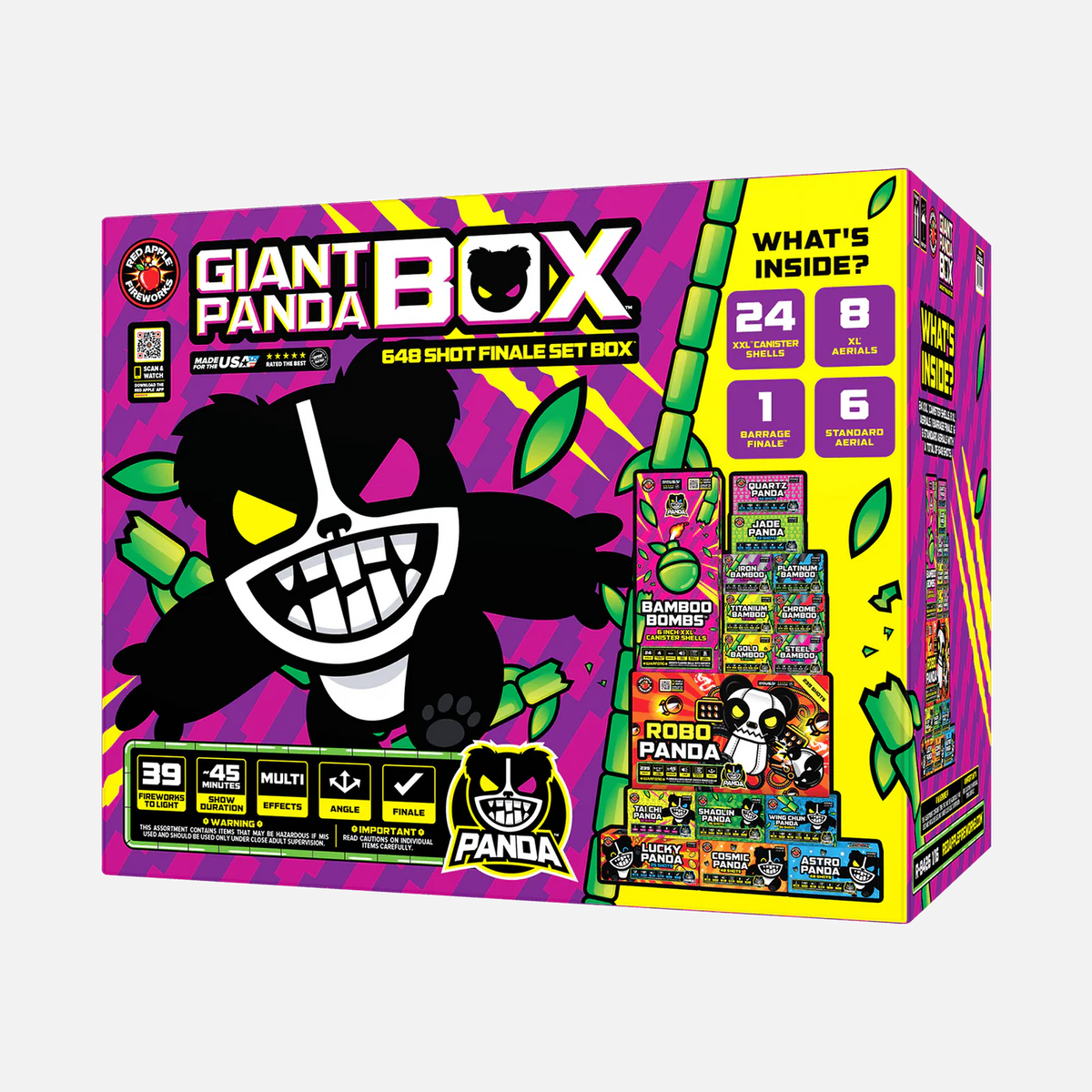 t608　エニグマスター・パックビット　32枚　まとめ売り　大量セット Giant Panda Box® 648 Shot Sampler® – Elevated Fireworks