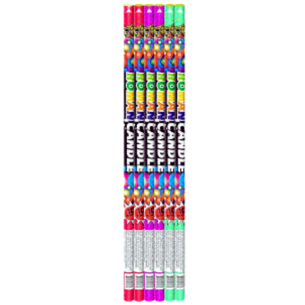 10 Ball 10-Shot Standard Roman Candle (6-Pack) | Case Pack™ 24/1