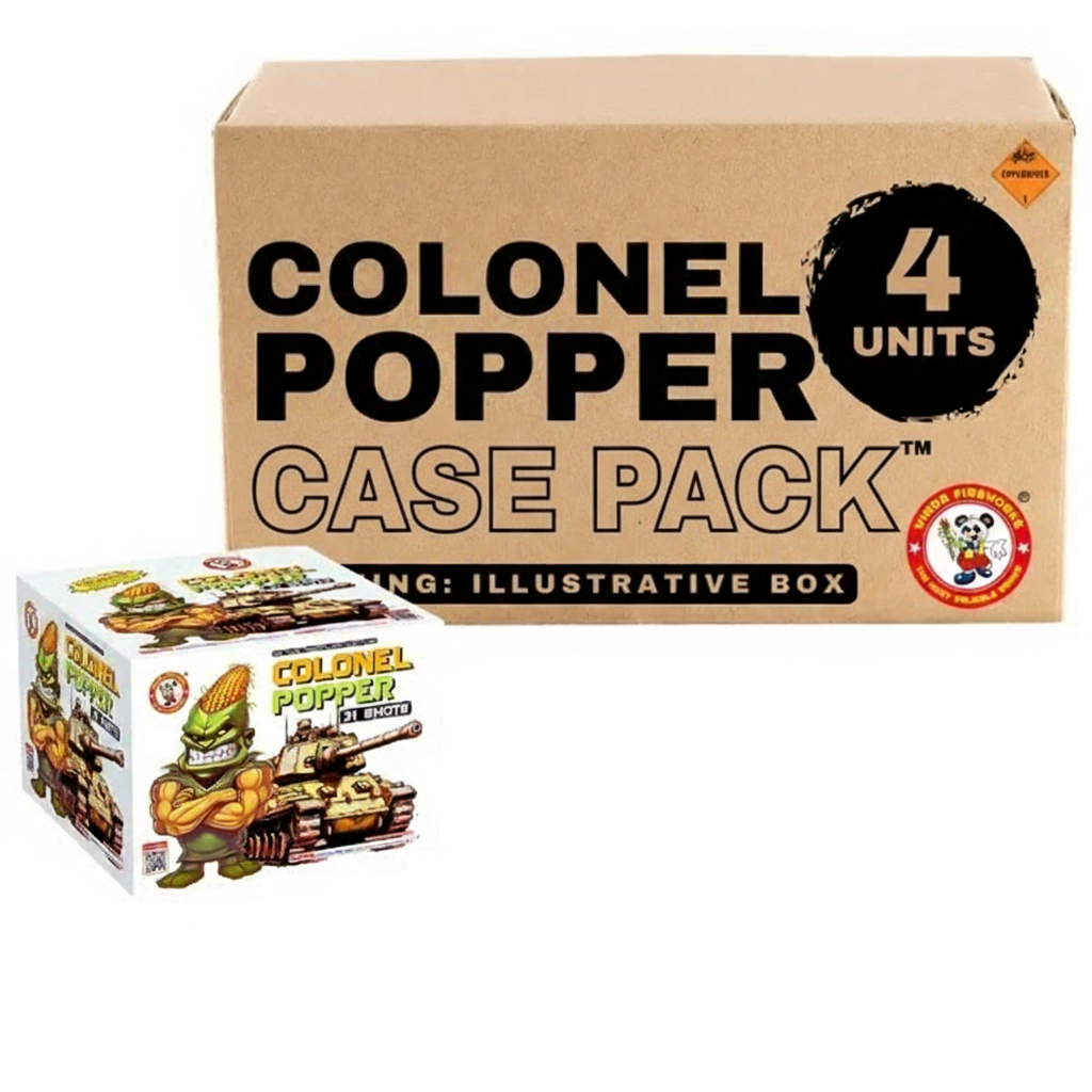 Colonel Popper 31-Shot XL Aerial Cake | Case Pack™ 4/1