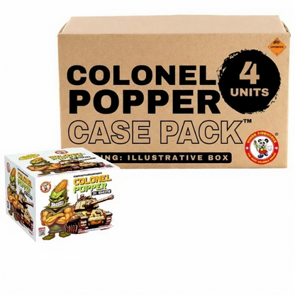 Tarta aérea XL "Colonel Popper" de 31 disparos