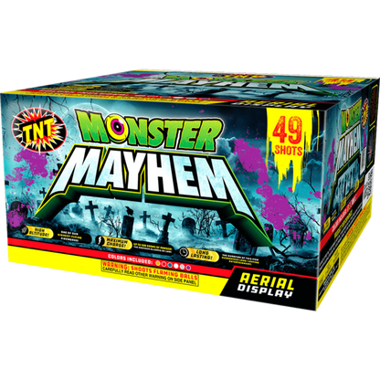 Monster Mayhem 49-Shot XL Aerial Cake