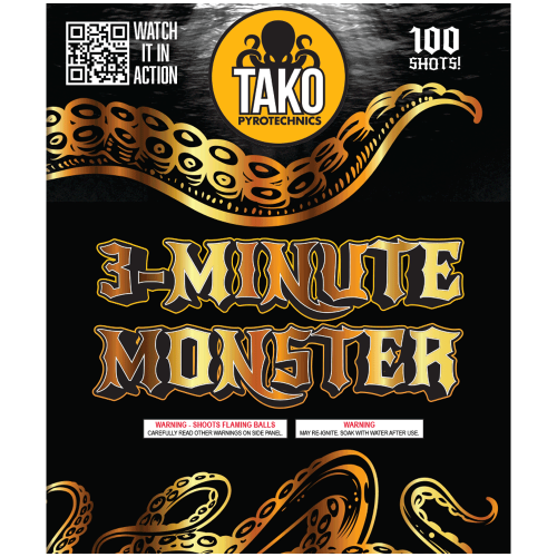 3-Minute Monster 100-Shot XL Aerial Cake
