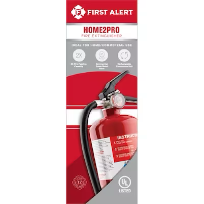 Extintor de incendios recargable First Alert Home 2-A:10-B:C comercial/residencial