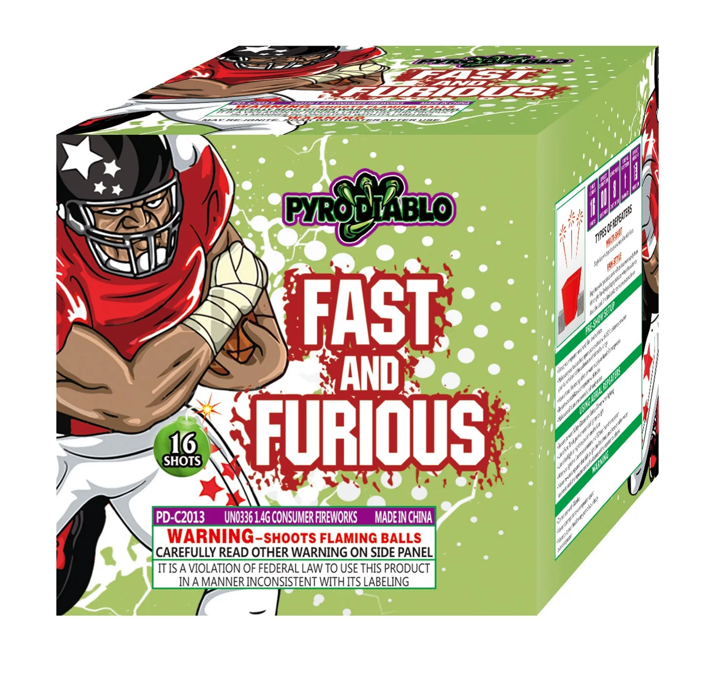 Fast and Furious 16-Shot Standard Aerial Cake