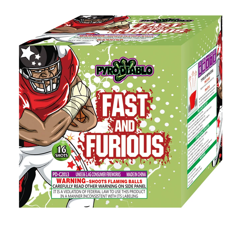 Pastel aéreo estándar de 16 disparos de Fast and Furious