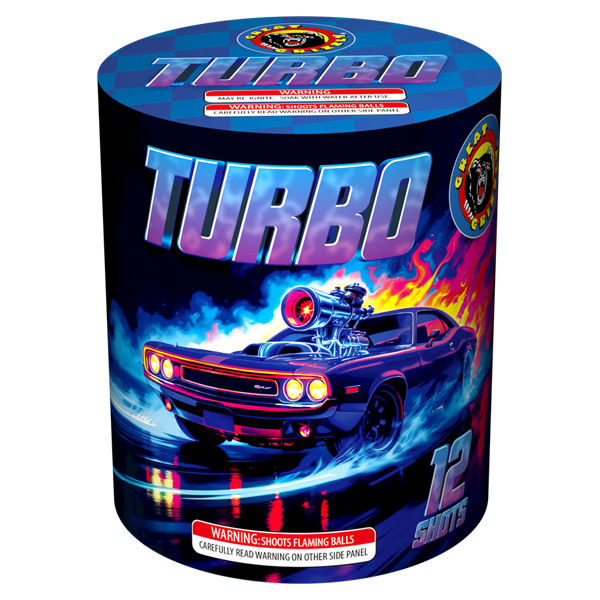 Turbo 12-Shot Standard Aerial Cake