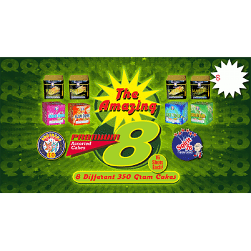 Amazing 8 16-Shot Large Aerial Assortment Set