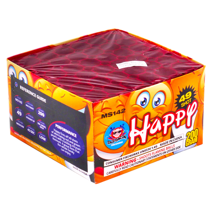 Happy 49-Shot Standard Aerial Cake