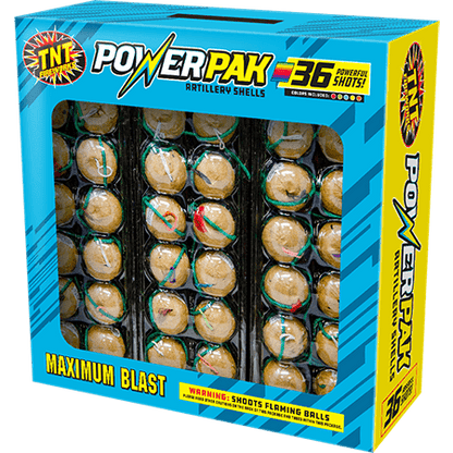 Power Pak: carcasas esféricas de 36 disparos