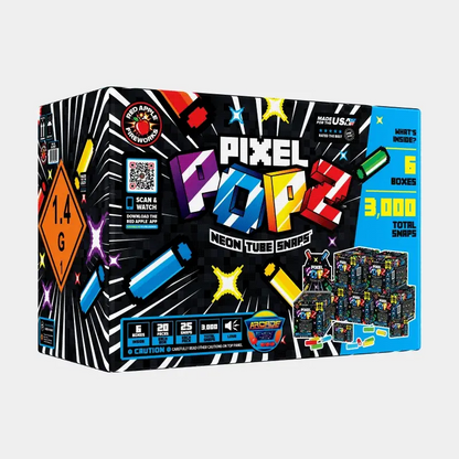 Pixel Popz™ Tubos de neón con broche a presión