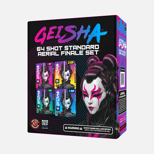Geisha® 64 Shot Standard Aerial Finale Sets®