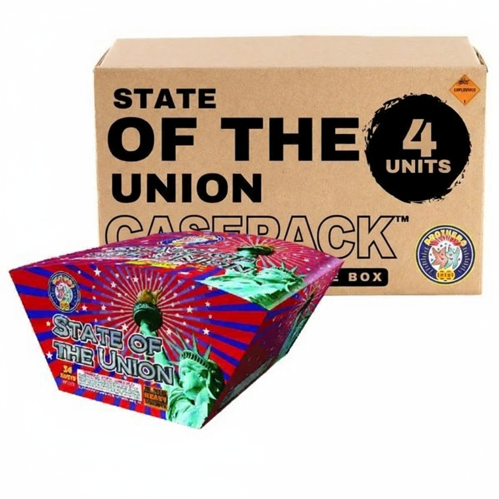 State of The Union 34-Shot XL Aerial Cake | Case Pack™ 4/1