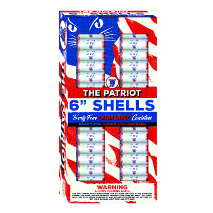 The Patriot 24-Shot 6 in. Canister Shells