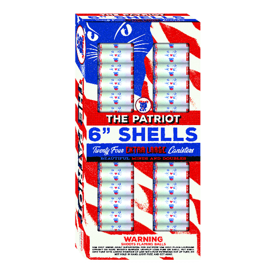 The Patriot 24-Shot 6 in. Canister Shells