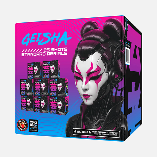 Geisha® 25 Shots Standard Aerials