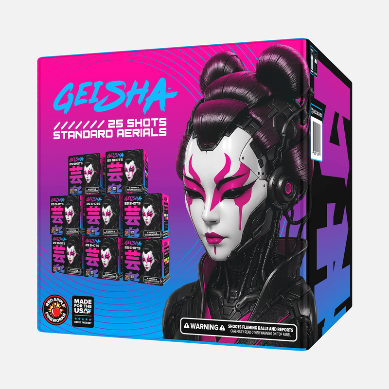 Geisha® 25 disparos Aéreos Estándar