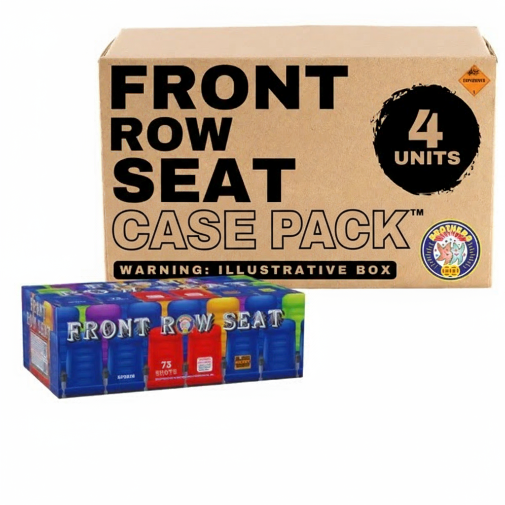 Front Row Seat 73-Shot XL Aerial Cake | Case Pack™ 4/1