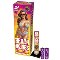 Beach Bombs 24-Shot 6 in. Canister Shells