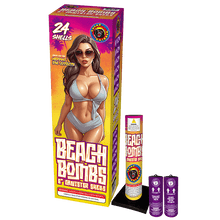 Beach Bombs 24-Shot 6 in. Canister Shells