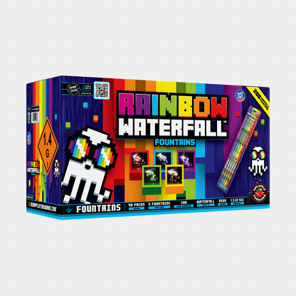 Rainbow Waterfall Handheld Fountain