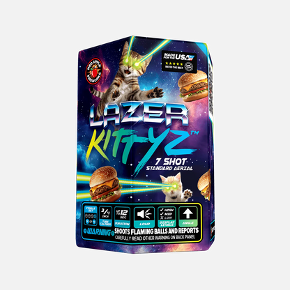 Lazer Kittyz™ 28 Shot Standard Aerial Finale Sets®