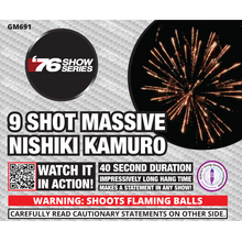 Nishiki Kamuro (40sec) 9-Shot XL Aerial Cake